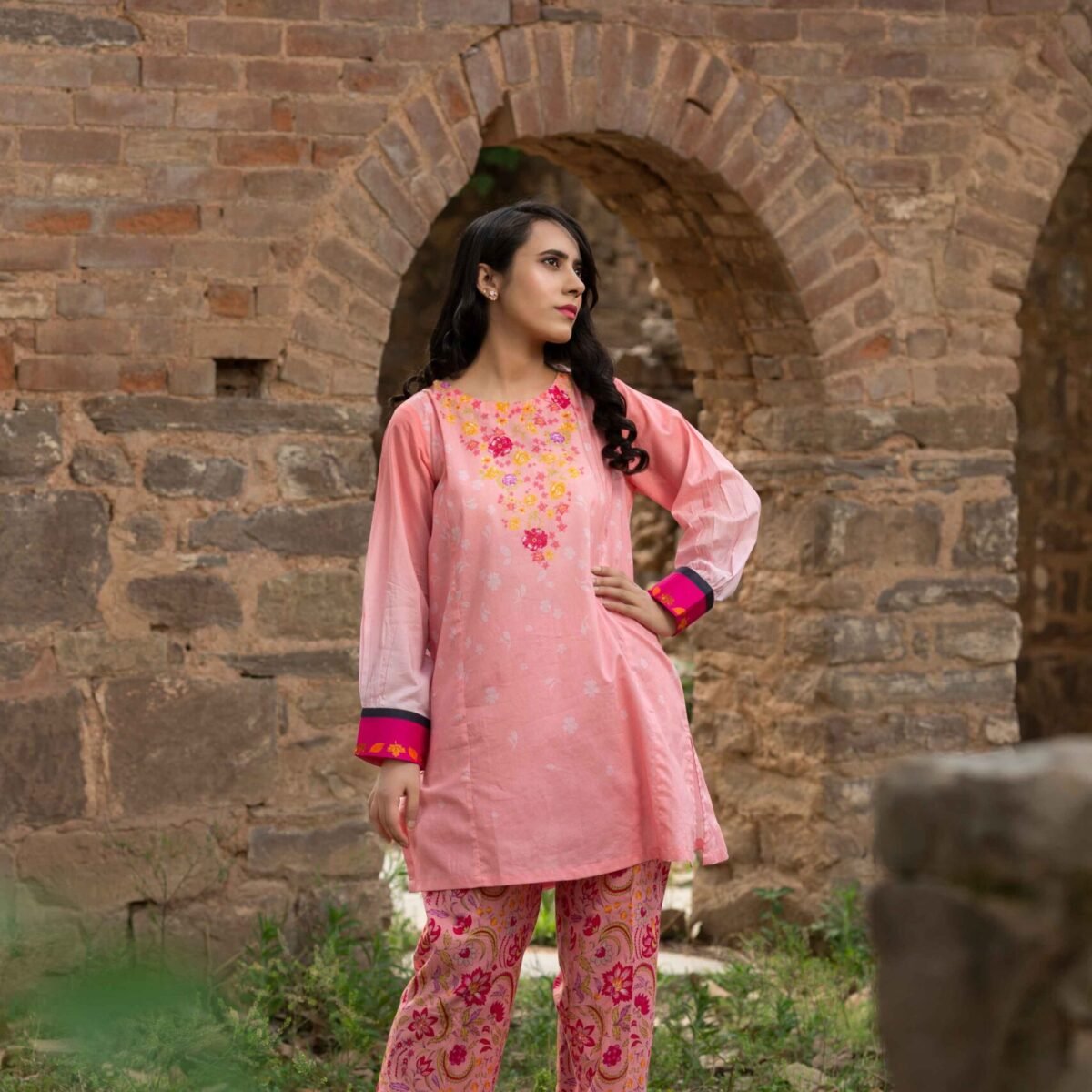 Rose Pink Dig 2Pc